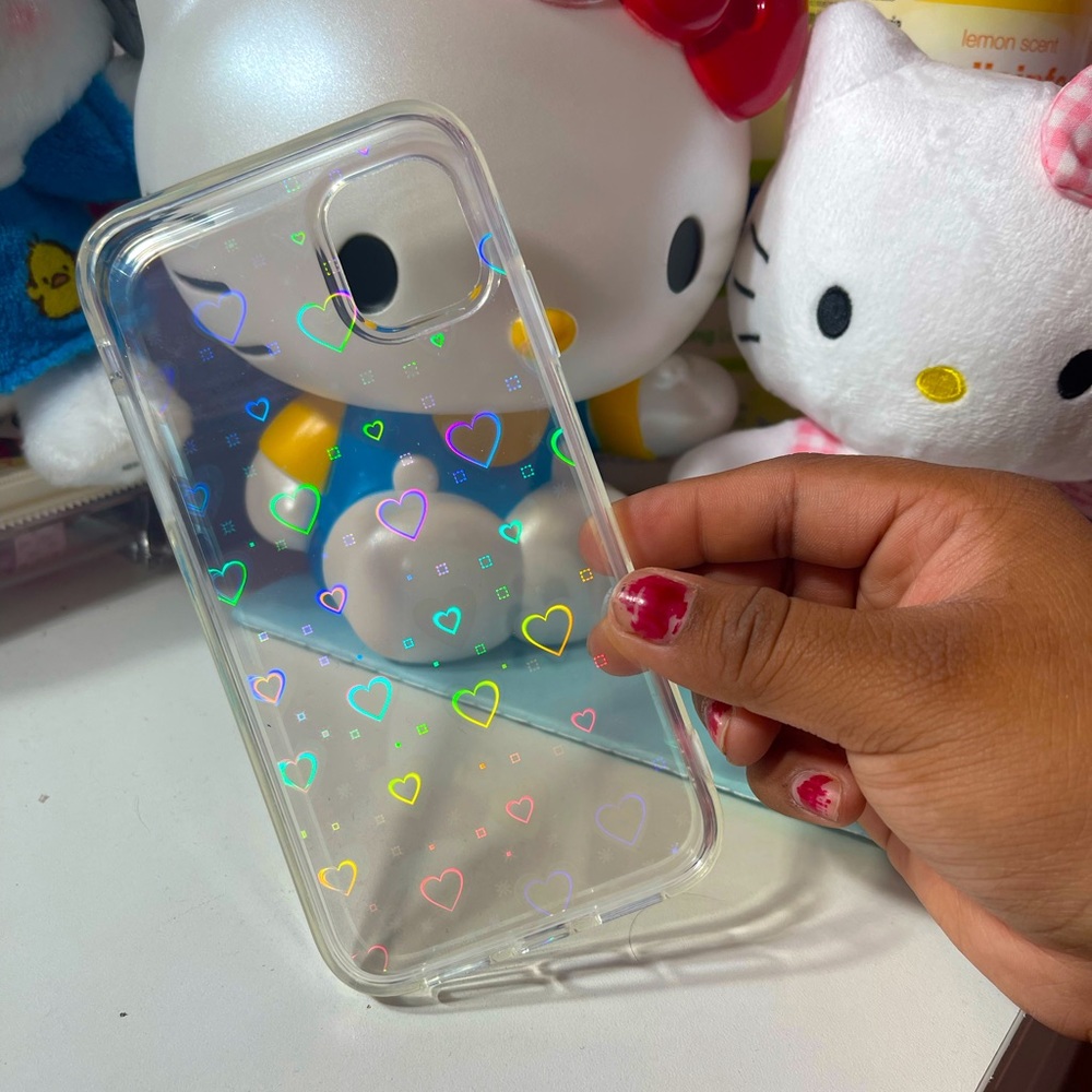 Heart Holographic iPhone 11 phone case